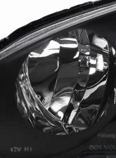 Spec-D Retro Style Projector Headlights w/ Amber Reflectors (Matte Black Housing/Clear Lens) Acura RSX 2002-2004                                     - 2LHP-RSX02JM-RS - Image 3