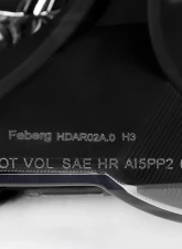 Spec-D Retro Style Projector Headlights w/ Amber Reflectors (Matte Black Housing/Clear Lens) Acura RSX 2002-2004                                     - 2LHP-RSX02JM-RS - Image 6