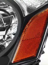 Spec-D Retro Style Projector Headlights w/ Amber Reflectors (Matte Black Housing/Clear Lens) Acura RSX 2002-2004                                     - 2LHP-RSX02JM-RS - Image 7