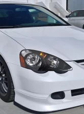 Spec-D Retro Style Projector Headlights w/ Amber Reflectors (Matte Black Housing/Clear Lens) Acura RSX 2002-2004                                     - 2LHP-RSX02JM-RS - Image 9