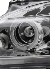 Spec-D Dual Halo Projector Headlights w/ LED Accent Lights (Chrome Housing/Clear Lens) Honda S2000 AP2 2004-2009                                     - 2LHP-S2K04-TM - Image 4