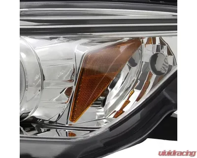 Spec-D Dual Halo Projector Headlights w/ LED Accent Lights (Chrome Housing/Clear Lens) Honda S2000 AP2 2004-2009 - 2LHP-S2K04-TM