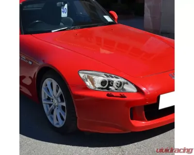 Spec-D Dual Halo Projector Headlights w/ LED Accent Lights (Chrome Housing/Clear Lens) Honda S2000 AP2 2004-2009 - 2LHP-S2K04-TM