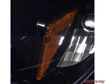 Spec-D Dual Halo Projector Headlights w/ LED Accent Lights (Glossy Black Housing/Smoke Lens) Honda S2000 AP2 2004-2009 - 2LHP-S2K04G-TM