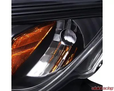 Spec-D Dual Halo Projector Headlights w/ LED Accent Lights (Matte Black Housing/Clear Lens) Honda S2000 AP2 2004-2009 - 2LHP-S2K04JM-TM