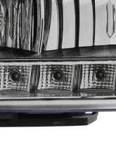 Spec-D Dual Halo Projector Headlights (Chrome Housing/Clear Lens) GMC Sierra 2007-2014                                     - 2LHP-SIE07-TM - Image 7