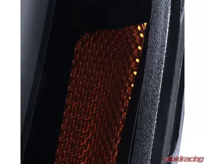 Spec-D LED C-Bar Projector Headlights (Glossy Black Housing/Smoked Lens) GMC Sierra 2007-2014 - 2LHP-SIE07G-G2-TM