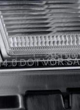 Spec-D LED Light Strip Projector Headlights (Chrome Housing/Clear Lens) GMC Sierra 2014-2019                                     - 2LHP-SIE14-DRL-GO - Image 7