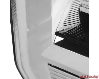 Spec-D HD Projector Headlights (Chrome Housing/Clear Lens) GMC Sierra 2014-2019 - 2LHP-SIE14-GO