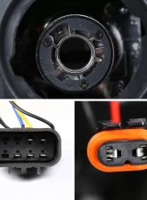 Spec-D HD Projector Headlights (Chrome Housing/Clear Lens) GMC Sierra 2014-2019                                     - 2LHP-SIE14-GO - Image 8