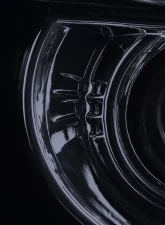 Spec-D LED Bar Projector Headlights w/ LED Turn Signals Lights (Glossy Black Housing/Smoked Lens) GMC Sierra 2014-2019                                     - 2LHP-SIE14G-TM - Image 5