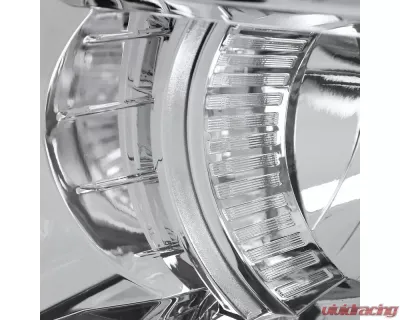 Spec-D Projector Headlights (Chrome Housing/Clear Lens) Chevrolet Silverado 1500 2014-2015 - 2LHP-SIV14-C-GO