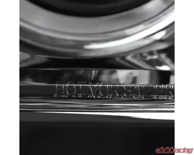 Spec-D Projector Headlights (Chrome Housing/Clear Lens) Chevrolet Silverado 1500 2014-2015 - 2LHP-SIV14-C-GO