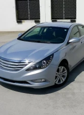 Spec-D Projector Headlights w/ SMD LED Light Strip (Matte Black Housing/Clear Lens) Hyundai Sonata 2011-2014                                     - 2LHP-SON11JM-TM - Image 10