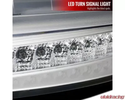 Spec-D Projector Headlights w/ LED Light Bar & LED Turn Signal Lights (Chrome Housing/Clear Lens) Kia Soul 2010-2011 - 2LHP-SOU10-TM
