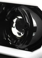 Spec-D LED C-Bar Projector Headlights (Jet Black Housing/Clear Lens) Toyota Tacoma 2012-2015                                     - 2LHP-TAC12BK-TM - Image 4