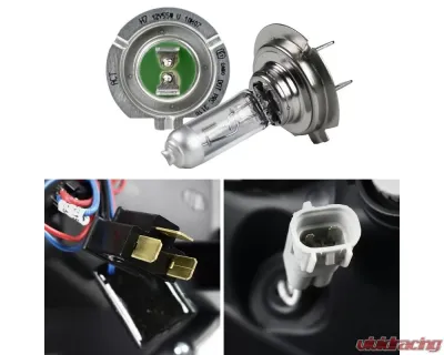 Spec-D LED C-Bar Projector Headlights (Jet Black Housing/Clear Lens) Toyota Tacoma 2012-2015 - 2LHP-TAC12BK-TM