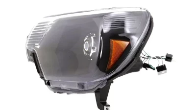 Spec-D Retro Style Projector Headlights (Matte Black Housing/Clear Lens) Toyota Tacoma 2012-2015                                     - 2LHP-TAC12JM-RS - Image 5