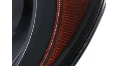 Spec-D Retro Style Projector Headlights (Matte Black Housing/Clear Lens) Toyota Tacoma 2012-2015                                     - 2LHP-TAC12JM-RS - Image 7