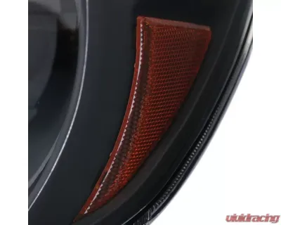 Spec-D Retro Style Projector Headlights (Matte Black Housing/Clear Lens) Toyota Tacoma 2012-2015 - 2LHP-TAC12JM-RS