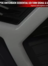 Spec-D Switchback Sequential LED Bar Projector Headlights (Matte Black Housing/Smoked Lens) Toyota Tacoma 2012-2015                                     - 2LHP-TAC12SM-SQ-RS - Image 5