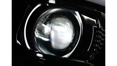 Spec-D LED C-Bar Projector Headlights w/ LED Turn Signal Lights (Jet Black Housing/Clear Lens) Chevrolet Tahoe | Suburban 2015-2020                                     - 2LHP-TAH15BK-TM - Image 3