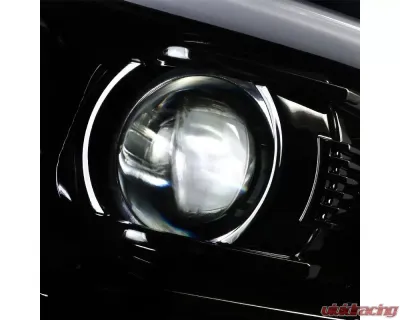 Spec-D LED C-Bar Projector Headlights w/ LED Turn Signal Lights (Jet Black Housing/Clear Lens) Chevrolet Tahoe | Suburban 2015-2020 - 2LHP-TAH15BK-TM