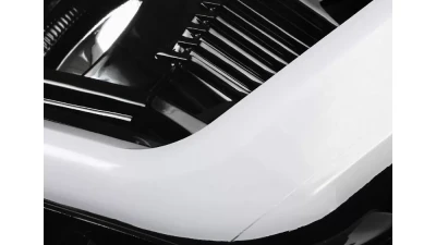 Spec-D LED C-Bar Projector Headlights w/ LED Turn Signal Lights (Jet Black Housing/Clear Lens) Chevrolet Tahoe | Suburban 2015-2020                                     - 2LHP-TAH15BK-TM - Image 5