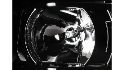 Spec-D LED C-Bar Projector Headlights w/ LED Turn Signal Lights (Jet Black Housing/Clear Lens) Chevrolet Tahoe | Suburban 2015-2020                                     - 2LHP-TAH15BK-TM - Image 6