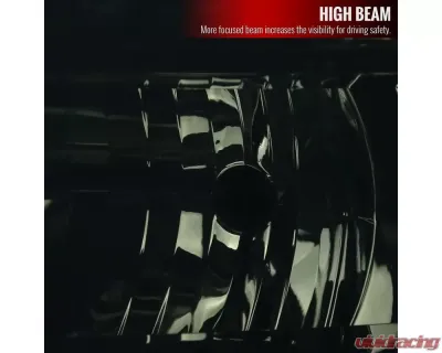 Spec-D Projector Headlights w/ LED Light Strip (Chrome Housing/Smoked Lens) Chevrolet Tahoe | Suburban 2015-2020 - 2LHP-TAH15G-GO