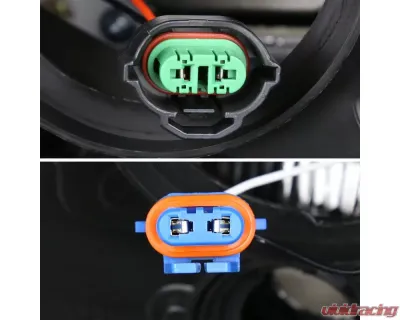 Spec-D Projector Headlights w/ LED Light Strip (Chrome Housing/Smoked Lens) Chevrolet Tahoe | Suburban 2015-2020 - 2LHP-TAH15G-GO