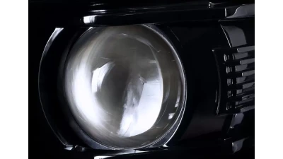 Spec-D LED C-Bar Projector Headlights w/ LED Turn Signal Lights (Glossy Black Housing/Smoked Lens) Chevrolet Tahoe | Suburban 2015-2020                                     - 2LHP-TAH15G-TM - Image 3