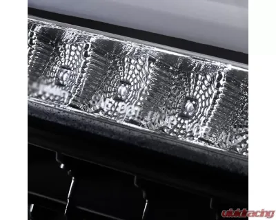 Spec-D LED C-Bar Projector Headlights w/ LED Turn Signal Lights (Glossy Black Housing/Smoked Lens) Chevrolet Tahoe | Suburban 2015-2020 - 2LHP-TAH15G-TM