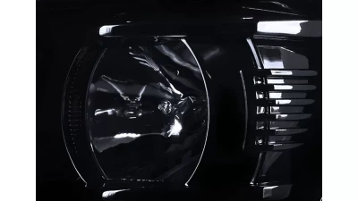 Spec-D LED C-Bar Projector Headlights w/ LED Turn Signal Lights (Glossy Black Housing/Smoked Lens) Chevrolet Tahoe | Suburban 2015-2020                                     - 2LHP-TAH15G-TM - Image 6