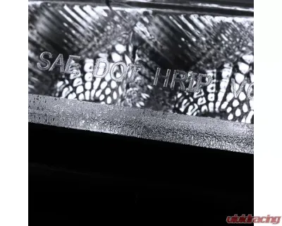 Spec-D LED C-Bar Projector Headlights w/ LED Turn Signal Lights (Glossy Black Housing/Smoked Lens) Chevrolet Tahoe | Suburban 2015-2020 - 2LHP-TAH15G-TM