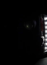 Spec-D Projector Headlights w/ LED Light Strip (Matte Black Housing/Clear Lens) Chevrolet Trailblazer 2002-2009                                     - 2LHP-TBLZ02JM-V2-RS - Image 2