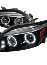 Spec-D Dual Halo Projector Headlights (Glossy Black Housing/Smoked Lens) Scion tC 2005-2010                                     - 2LHP-TC05G-TM - Image 10