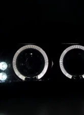 Spec-D Dual Halo Projector Headlights (Glossy Black Housing/Smoked Lens) Scion tC 2005-2010                                     - 2LHP-TC05G-TM - Image 2