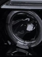 Spec-D Dual Halo Projector Headlights (Glossy Black Housing/Smoked Lens) Scion tC 2005-2010                                     - 2LHP-TC05G-TM - Image 5