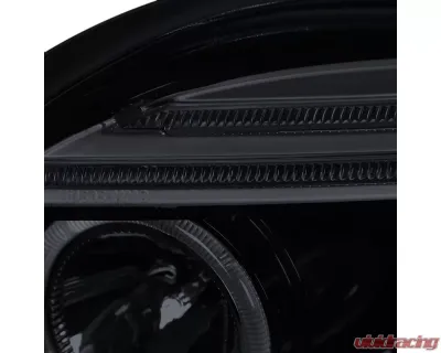 Spec-D Dual Halo Projector Headlights (Glossy Black Housing/Smoked Lens) Scion tC 2005-2010 - 2LHP-TC05G-TM