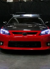 Spec-D LED Bar Projector Headlights w/ LED Turn Signal Lights (Glossy Black Housing/Smoked Lens)  Scion tC 2011-2013                                     - 2LHP-TC11G-TM - Image 3