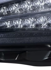 Spec-D LED Bar Projector Headlights w/ LED Turn Signal Lights (Glossy Black Housing/Smoked Lens)  Scion tC 2011-2013                                     - 2LHP-TC11G-TM - Image 8