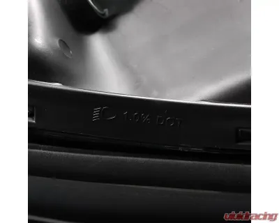 Spec-D Projector Headlights w/ LED Light Strip (Matte Black Housing/Clear Lens) Hyundai Tucson 2010-2013 - 2LHP-TUC10JM-TM