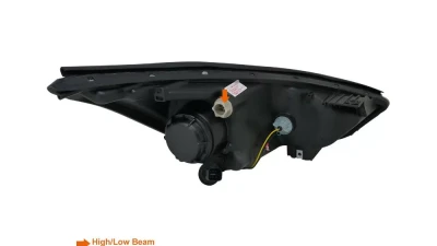 Spec-D Projector Headlights w/ LED Light Strip (Matte Black Housing/Clear Lens) Hyundai Tucson 2010-2013                                     - 2LHP-TUC10JM-TM - Image 8