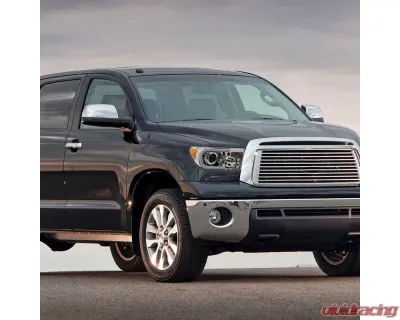 Spec-D Retro Style LED Tube Projector Headlights w/ LED Turn Signals (Chrome Housing/Clear Lens)  Toyota Tundra | Sequoia 2007-2017 - 2LHP-TUN07-G3-GO