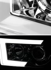 Spec-D Switchback Sequential LED C-Bar Projector Headlights (Chrome Housing/Clear Lens) Toyota Tundra | Sequoia 2007-2017                                     - 2LHP-TUN07-SQ-RS - Image 2