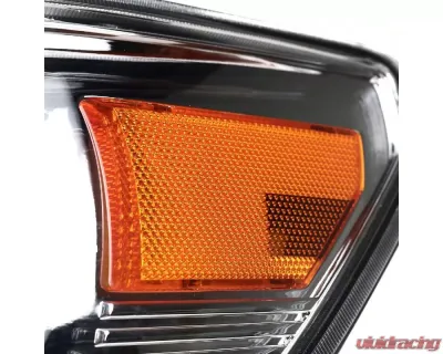 Spec-D Switchback Sequential LED C-Bar Projector Headlights (Chrome Housing/Clear Lens) Toyota Tundra | Sequoia 2007-2017 - 2LHP-TUN07-SQ-RS