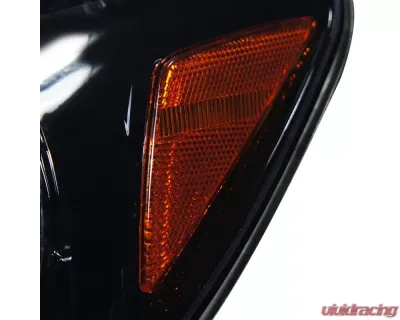 Spec-D Single Halo Projector Headlights (Glossy Black Housing/Smoked Lens) Toyota Tundra | Sequoia 2007-2017 - 2LHP-TUN07G-TM