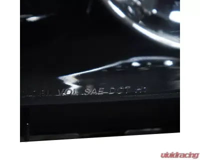 Spec-D Single Halo Projector Headlights (Glossy Black Housing/Smoked Lens) Toyota Tundra | Sequoia 2007-2017 - 2LHP-TUN07G-TM