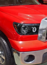 Spec-D Single Halo Projector Headlights (Glossy Black Housing/Smoked Lens) Toyota Tundra | Sequoia 2007-2017                                     - 2LHP-TUN07G-TM - Image 10